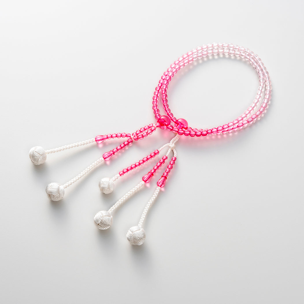 プラスチック念珠 グラデーション / 8寸