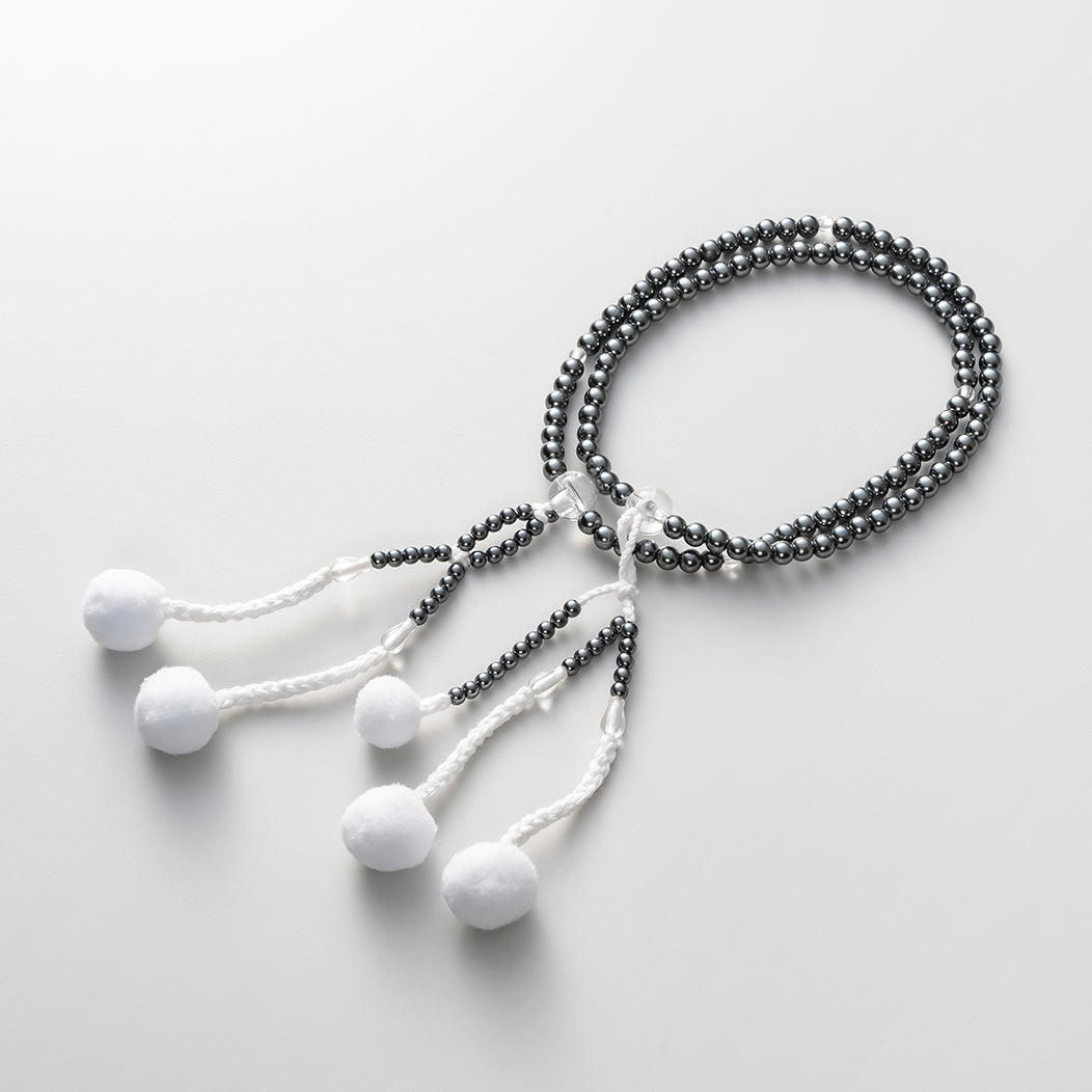 プラスチック念珠 水晶仕立