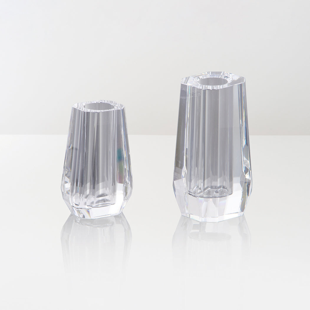 クリスタル仏具 花立MS-1B型