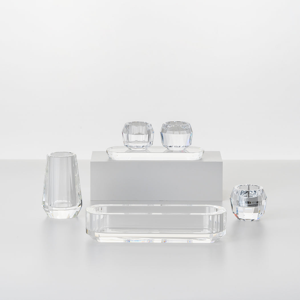 クリスタル仏具 ディアモン 花立