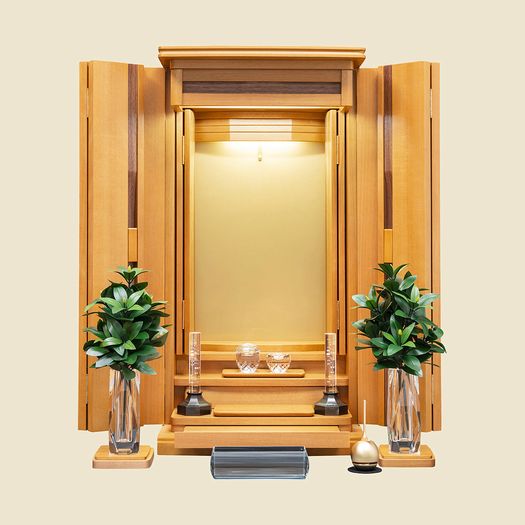 クリスタル仏具 角香炉RT-77