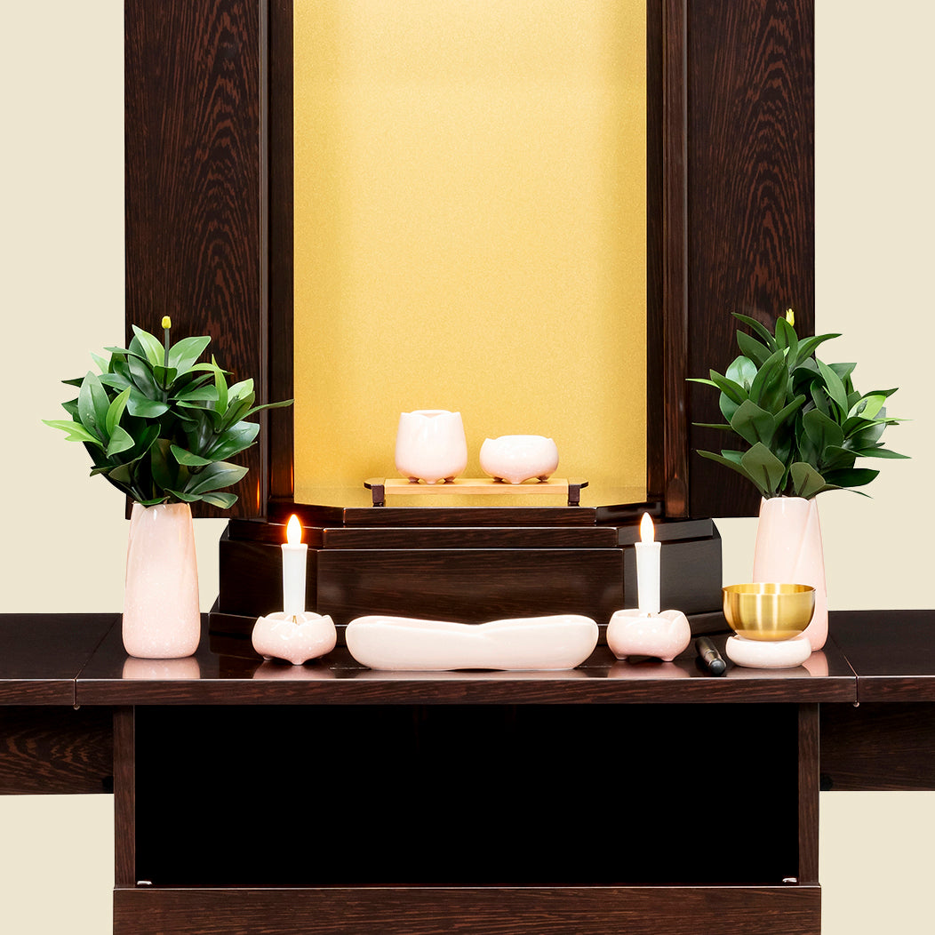 ミニ厨子 上下台セット 鉄刀木