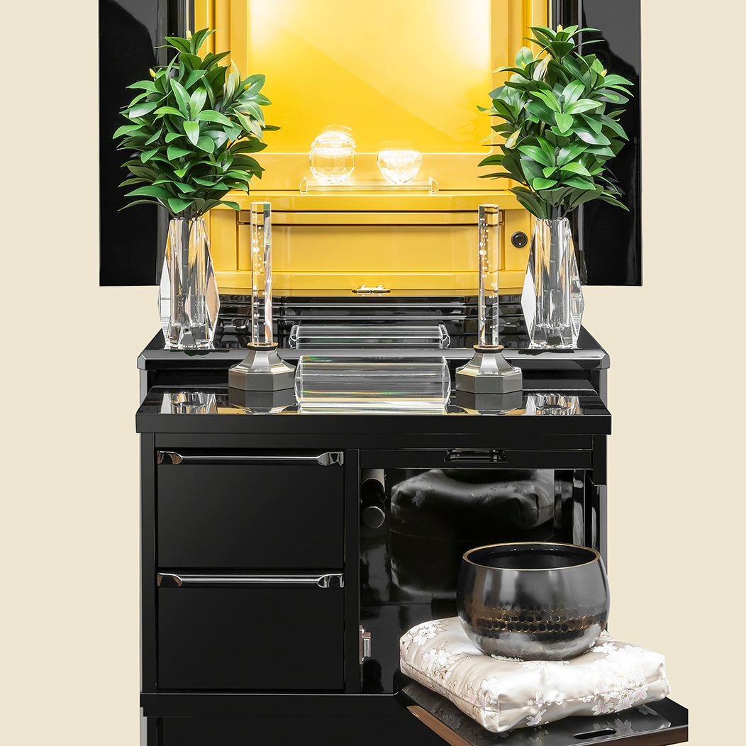 クリスタル仏具 長手三宝