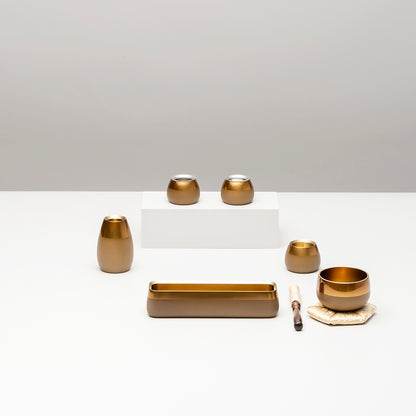 真鍮仏具　コクーン　茶湯器