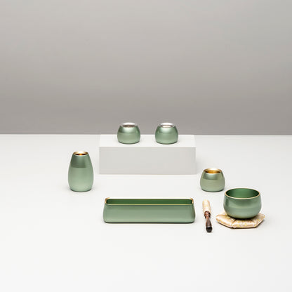 真鍮仏具　コクーン　6点セット