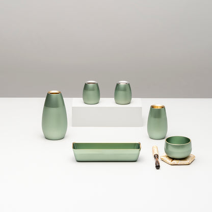 真鍮仏具　コクーン　6点セット