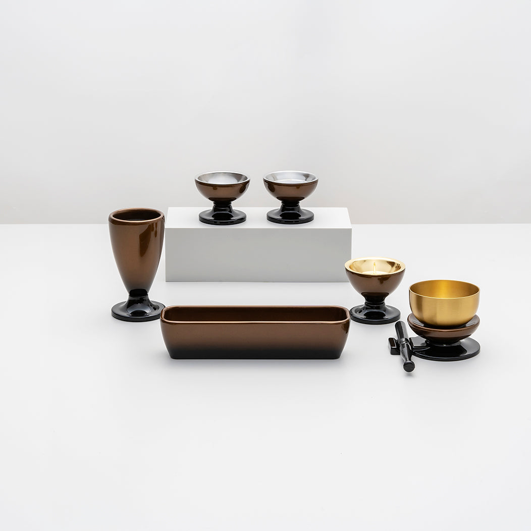 プラスチック仏具　このは　花立