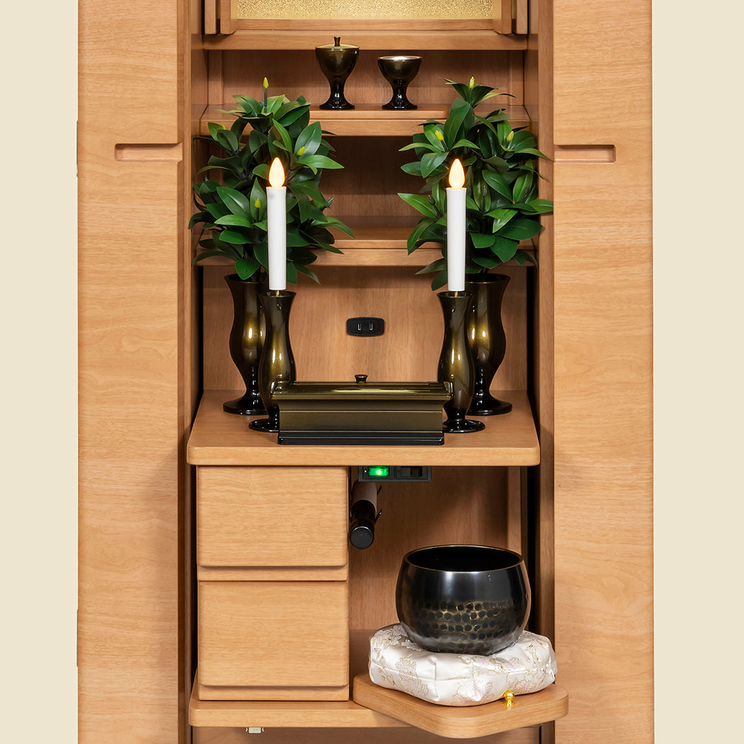 アルミ仏具　優美　７具足セット