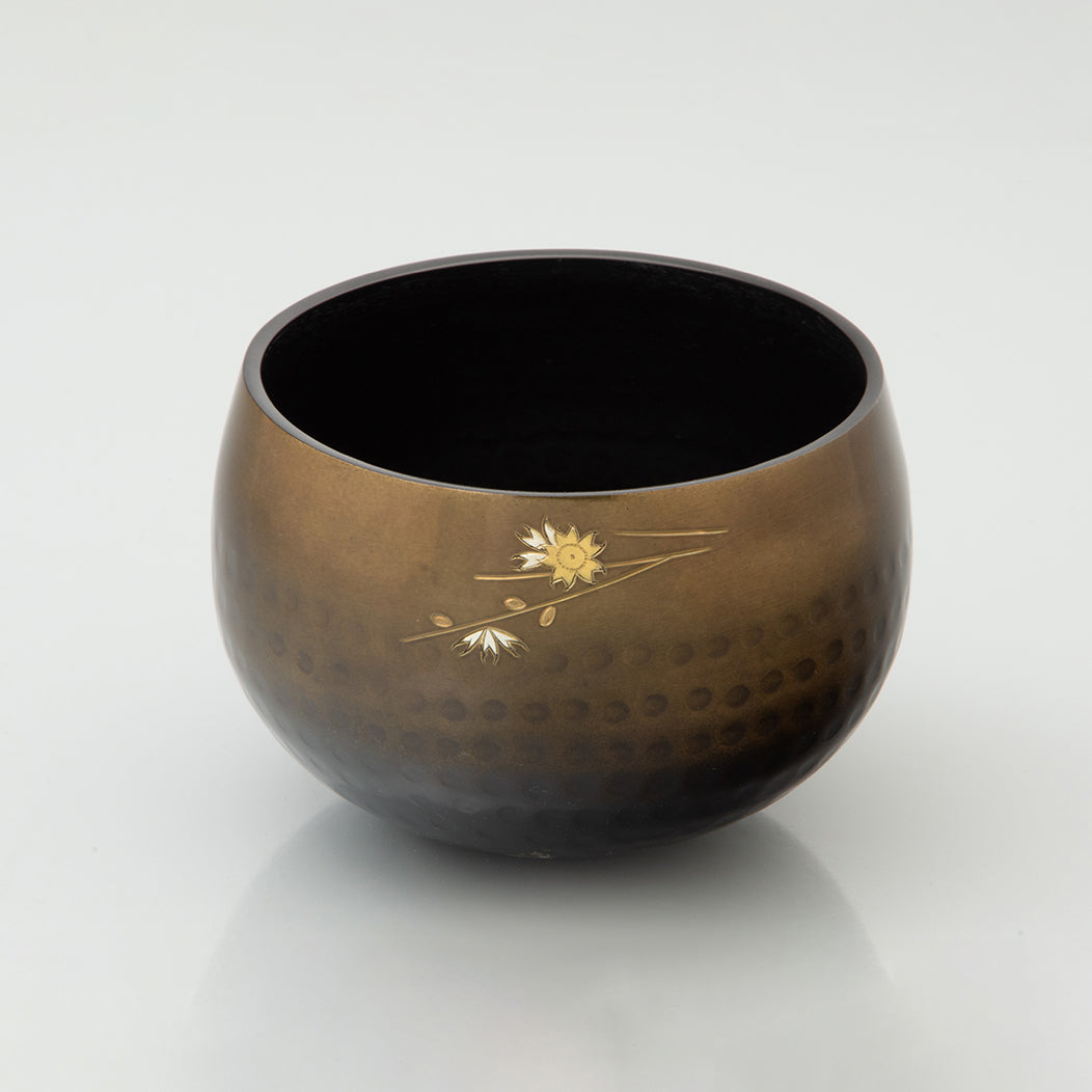 大徳寺りん　枝桜彫金