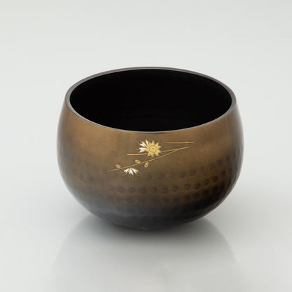 大徳寺りん　枝桜彫金