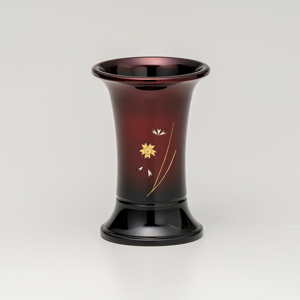 高岡製真鍮仏具　涼風型　桜彫金　７具足セット