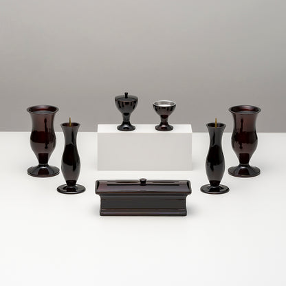 アルミ仏具　優美　７具足セット