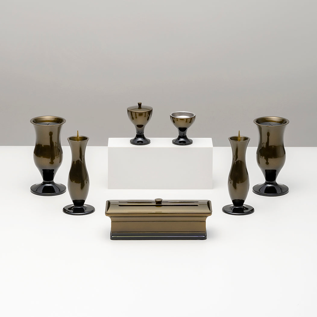 アルミ仏具　優美　７具足セット