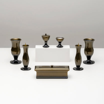 アルミ仏具　優美　７具足セット
