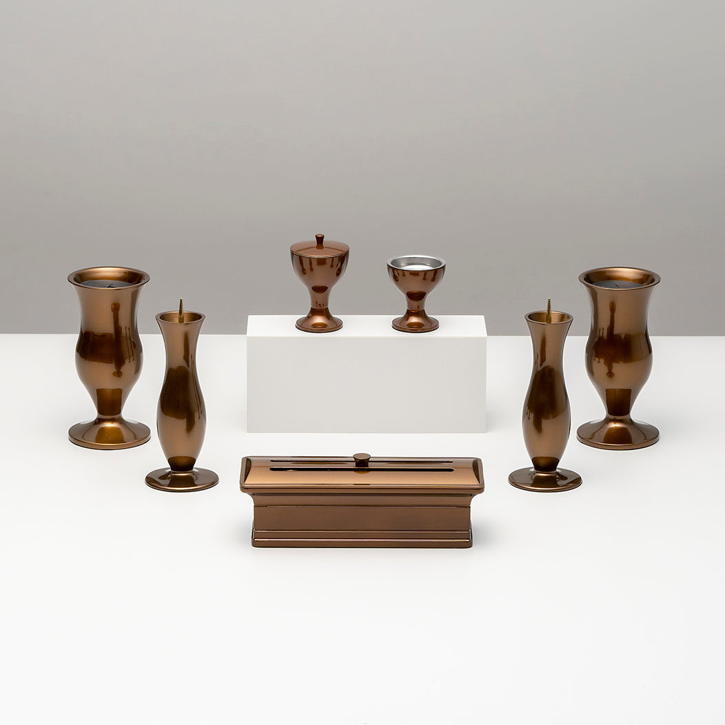 アルミ仏具　優美　７具足セット